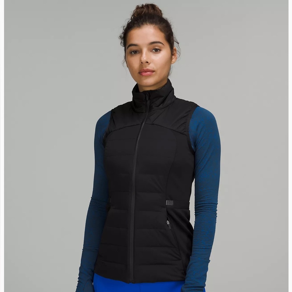 Lululemon down for it all vest, size 6